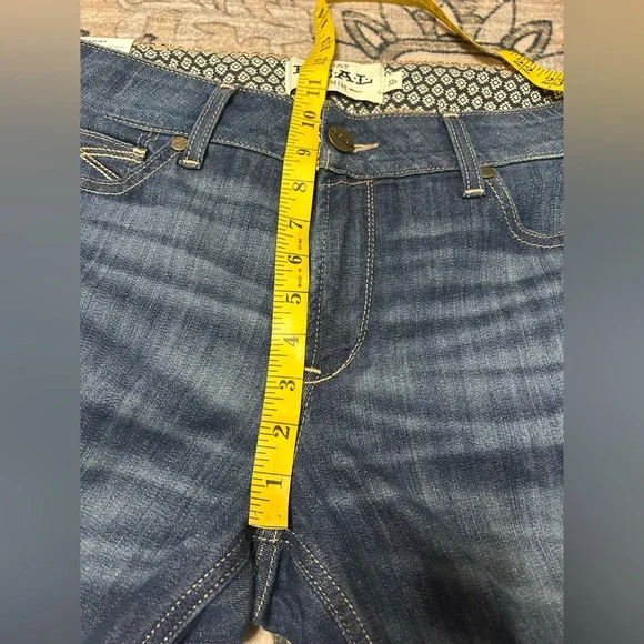 NEW Ariat Womens Jeans Size 32R Real Denim Perfect Rise Bootcut Western Rodeo - Picture 6 of 7